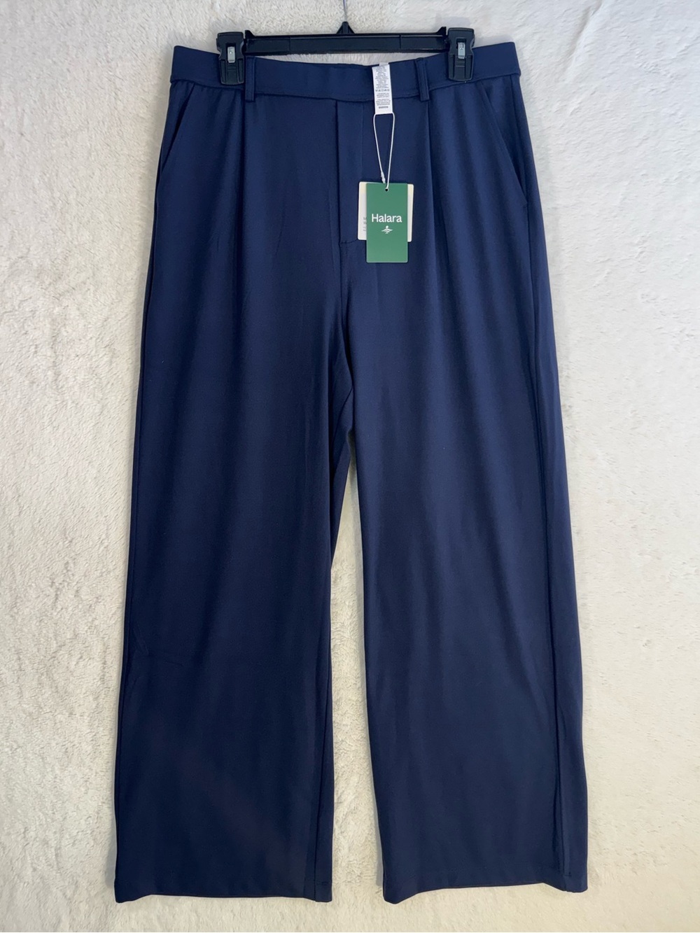 Halara Flex DayStretch High Waisted Pocket Straight Leg Work Pants Large NEW